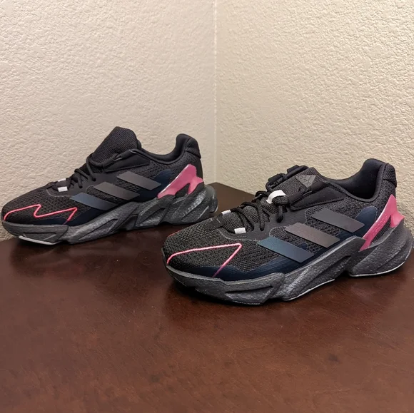 Adidas X9000L4 Black/Purple GY0127 Women's Size 7 Jetboost Running Shoes - Picture 1 of 8